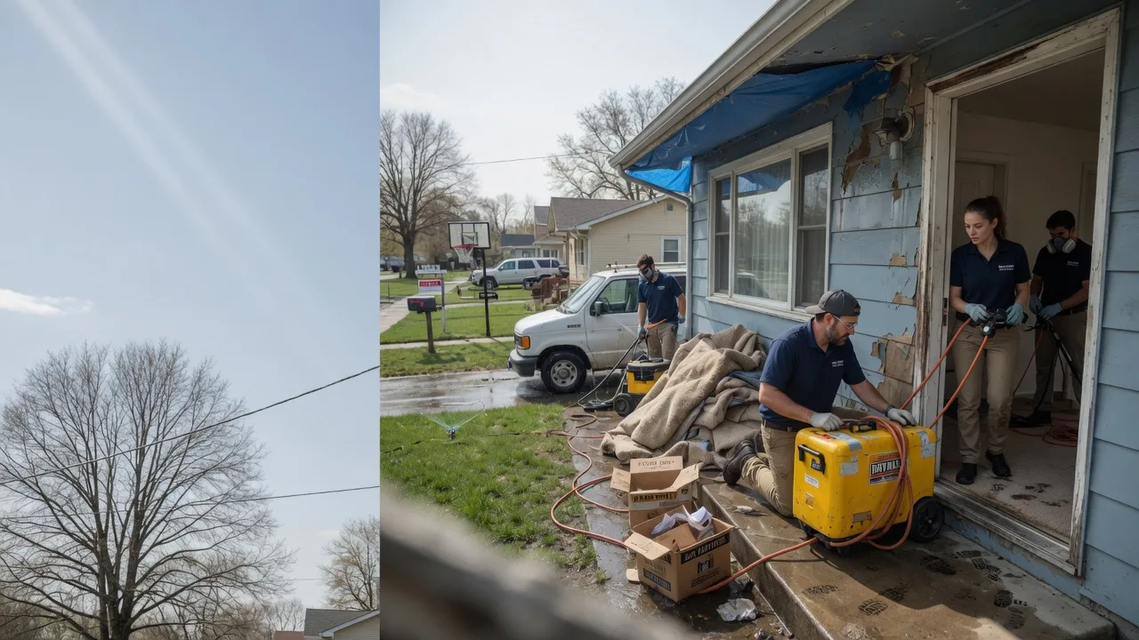 Basement Flood Cleanup in Franklin, KS near me